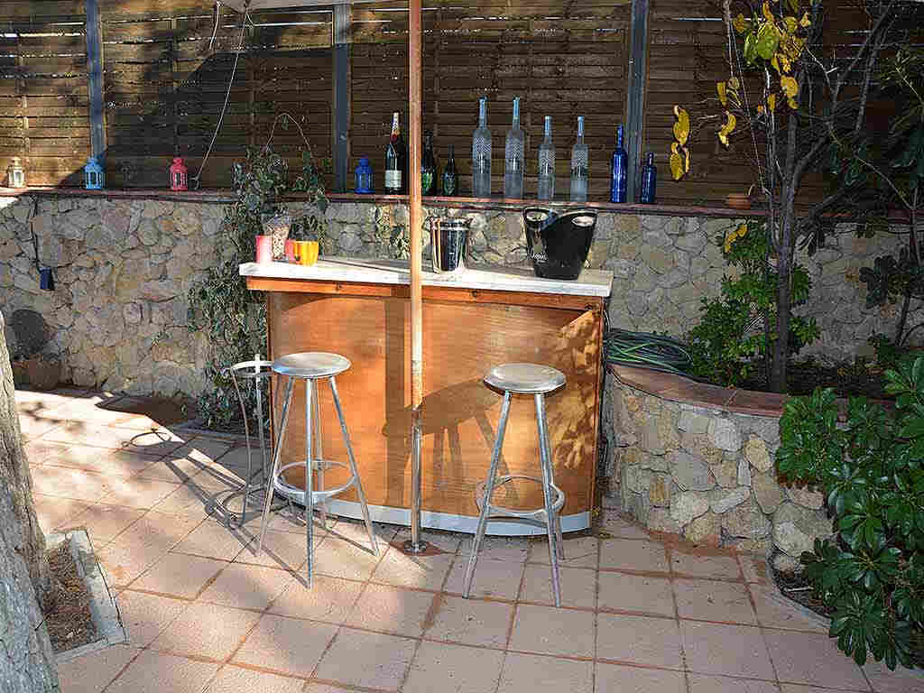 Villa de vacances à Sitges: bar extérieur