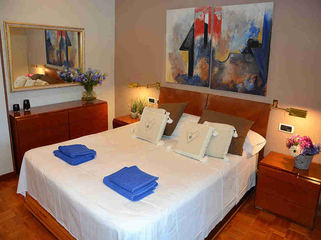 Villa de vacances à Sitges: chambre avec lit double
