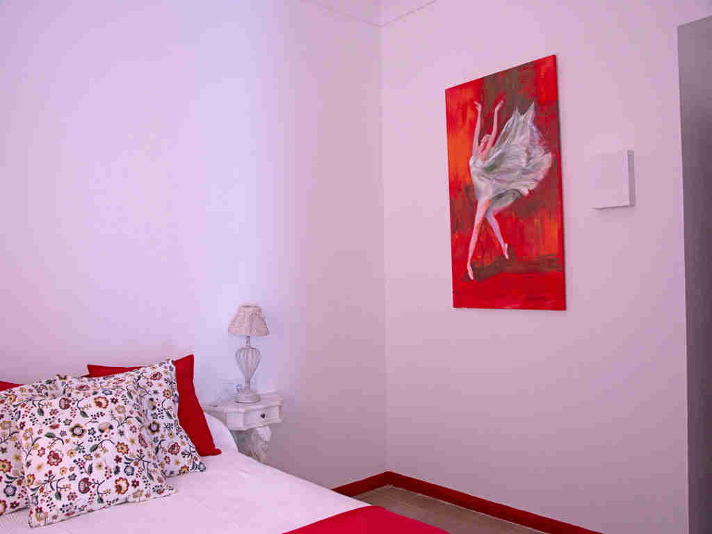 Villa de vacances à Sitges proche de Barcelone: chambre rouge